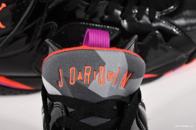 Rep Onekick 313358-006 Air Retro 7 Jordan Patent Black 0714